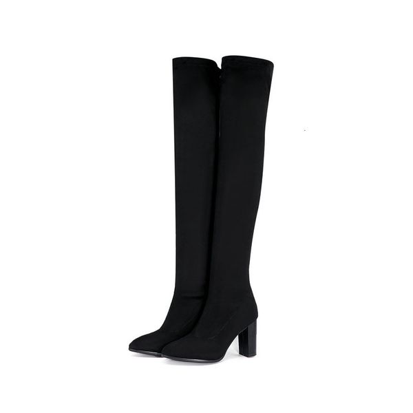 2021 new flock women shoes fashion high heel long warm fur pointed toe winter over the knee boots size 34-43 53bq, Black
2021 new flock women shoes fashion high heel long warm fur pointed toe winter over the knee boots size 34-43 53bq, Black