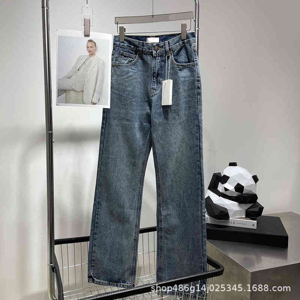 women's jeans ce home triumphal leather back pocket jeans high waist slim straight tube hip lift and versatile women's long pants, Blue
women's jeans ce home triumphal leather back pocket jeans high waist slim straight tube hip lift and versatile women's long pants, Blue