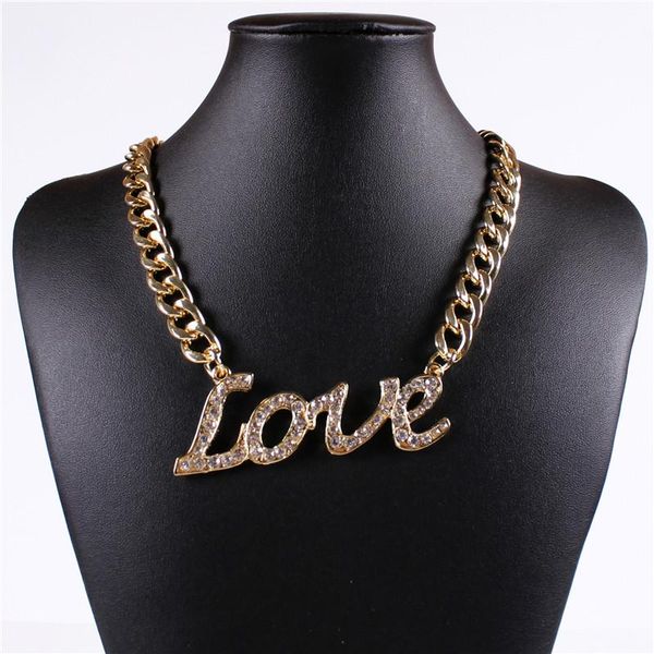 pendant necklaces woman necklace english love letter link chain sweater fashion clothes accessories, Silver
pendant necklaces woman necklace english love letter link chain sweater fashion clothes accessories, Silver