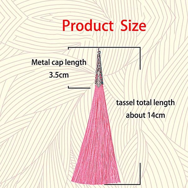 2pcs 14cm cone alloy cap silk tassel fringe sewing bang tassel trim decorative curtain tassel for craft jewelry diy graft making h bbyhjb
2pcs 14cm cone alloy cap silk tassel fringe sewing bang tassel trim decorative curtain tassel for craft jewelry diy graft making h bbyhjb