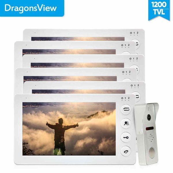 dragonsview 7 inch video intercom doorbell door phone system record motion white 3/4/5/6 monitor 1 doorbells for private house1
dragonsview 7 inch video intercom doorbell door phone system record motion white 3/4/5/6 monitor 1 doorbells for private house1