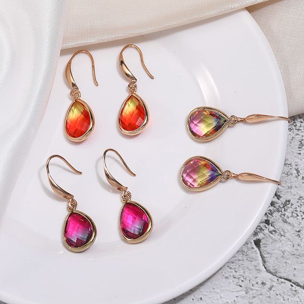 quality dangle waterdrop k9 earrings crystal high for women colorful rhinestone gold copper hook earring fashion jewelry gifts, Silver
quality dangle waterdrop k9 earrings crystal high for women colorful rhinestone gold copper hook earring fashion jewelry gifts, Silver