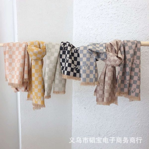 and men women's fashionable autumn scarv winter for new versatile korean version thousand bird lattice children's neckline, Red;brown
and men women's fashionable autumn scarv winter for new versatile korean version thousand bird lattice children's neckline, Red;brown