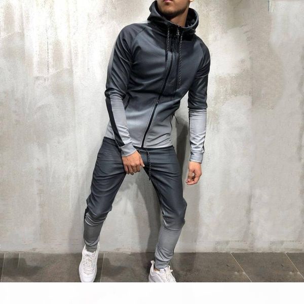 молния tracksuit мужчины set спортивные 2 шт sweatsuit мужская одежда печатается с капюшоном толстовки жакеты брюки спортивные костюмы мужск, Gray
молния tracksuit мужчины set спортивные 2 шт sweatsuit мужская одежда печатается с капюшоном толстовки жакеты брюки спортивные костюмы мужск, Gray