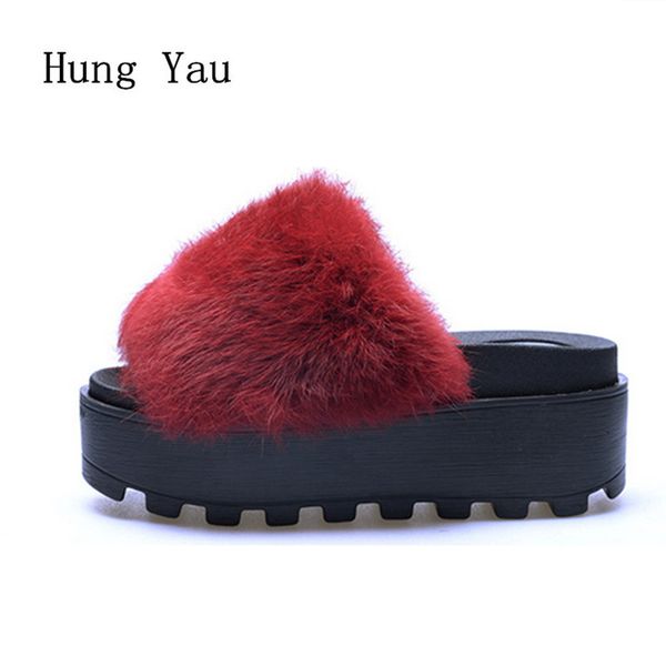 women flips flops winter warm fur shoes woman slippers fashion platform female slides shoes woman flat slippers women y200706, Black
women flips flops winter warm fur shoes woman slippers fashion platform female slides shoes woman flat slippers women y200706, Black