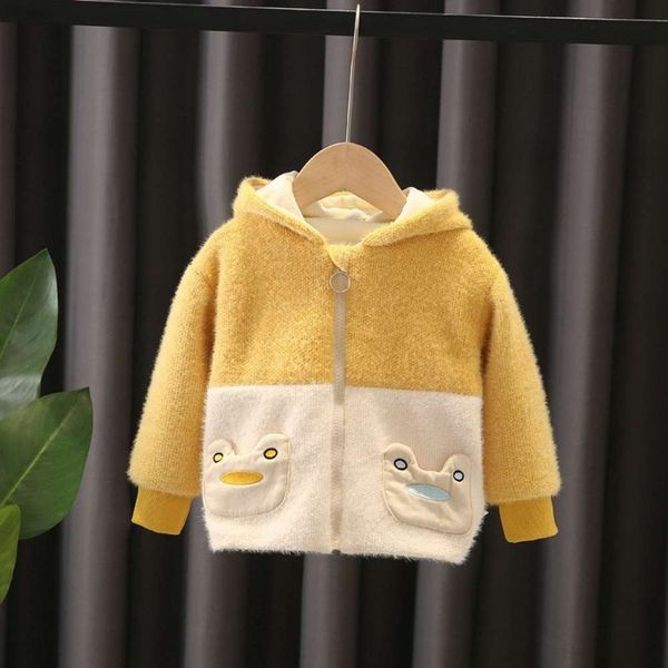 knitted long cardigan winter children's sve clothing plush boys and girls hooded thickened sweater coat wq3e, Black
knitted long cardigan winter children's sve clothing plush boys and girls hooded thickened sweater coat wq3e, Black