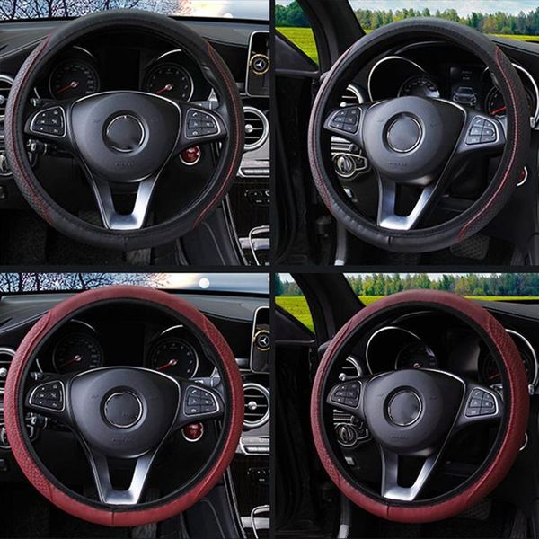 car-styling car steering wheel cover skidproof auto steering wheel protector anti-slip elastic leather interior accessories
car-styling car steering wheel cover skidproof auto steering wheel protector anti-slip elastic leather interior accessories