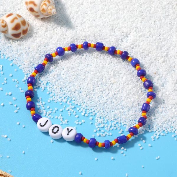 charm bracelets rttooas multicolor letter joy pulsera mujer 2021 bohemian beach handmade jewelry name custom bracelet, Golden;silver
charm bracelets rttooas multicolor letter joy pulsera mujer 2021 bohemian beach handmade jewelry name custom bracelet, Golden;silver