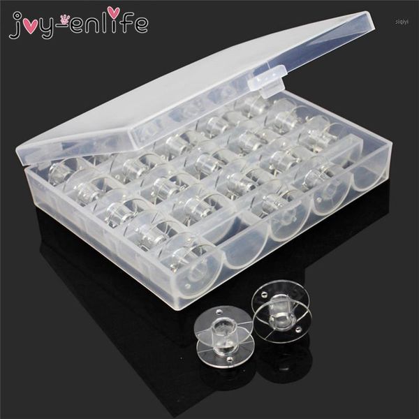 joy-enlife 25pcs/lot clear plastic single bobbin sewing machine spools with thread storage case box for home sewing1, Black
joy-enlife 25pcs/lot clear plastic single bobbin sewing machine spools with thread storage case box for home sewing1, Black