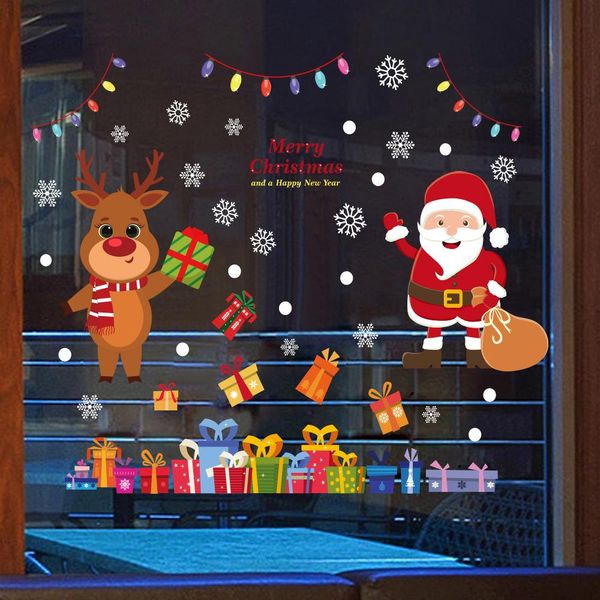 новый год diy рождеством наклейки стены оконное стекло наклейки подарок xmas navidad украшения для дома санта-клаус олень декор jllxip
новый год diy рождеством наклейки стены оконное стекло наклейки подарок xmas navidad украшения для дома санта-клаус олень декор jllxip