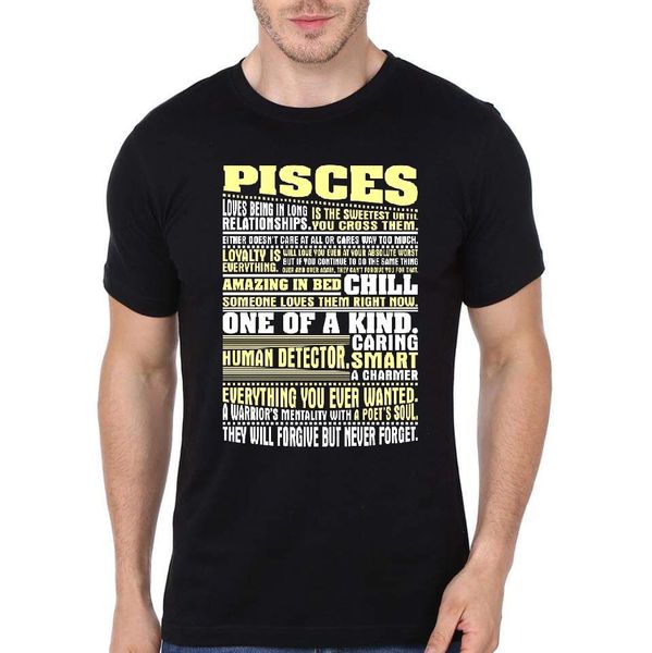 pisces zodiac black t shirt sport hooded sweatshirt hoodie