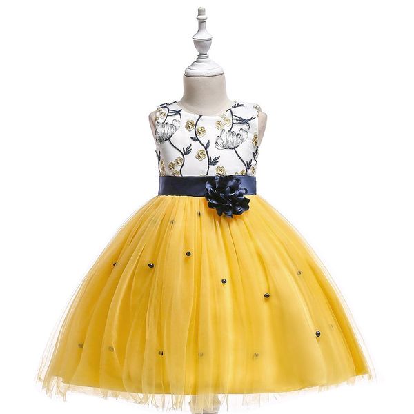 2019 jewel neck tulle yellow flower girl dresses with 3d flower lace applique little girls party dresses with sash princess dresses for kids, White;blue
2019 jewel neck tulle yellow flower girl dresses with 3d flower lace applique little girls party dresses with sash princess dresses for kids, White;blue