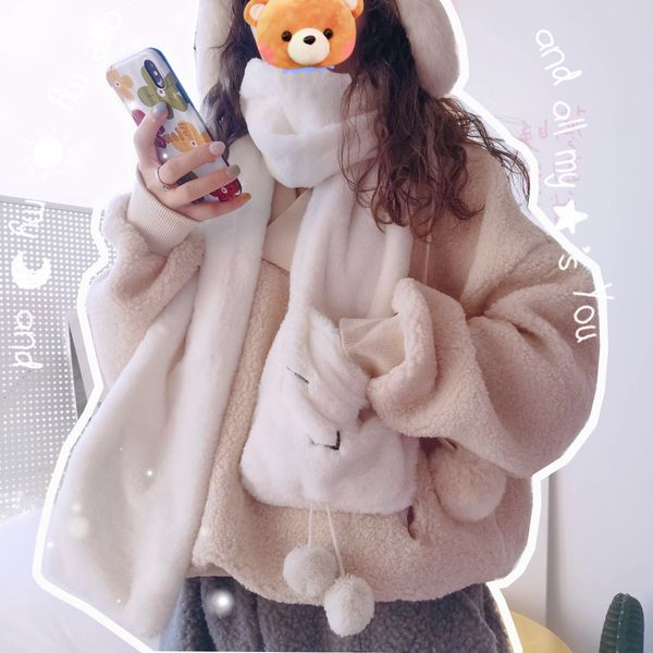 lovely plush scarf autumn and winter ins fashion girl students versatile korean thickened warm neck cover, Blue;gray
lovely plush scarf autumn and winter ins fashion girl students versatile korean thickened warm neck cover, Blue;gray