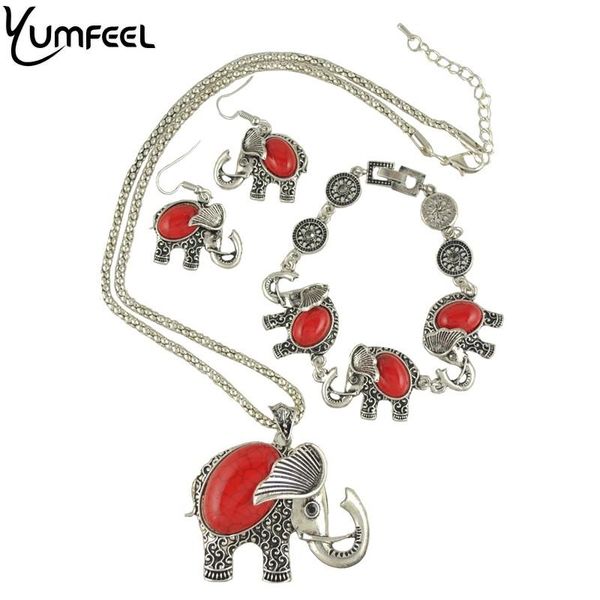 yumfeel new vintage jewelry sets unique design elephant turtle pendant necklace bracelet earring set for women gifts, Silver
yumfeel new vintage jewelry sets unique design elephant turtle pendant necklace bracelet earring set for women gifts, Silver