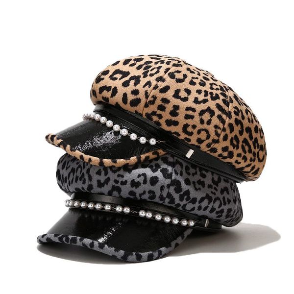 stingy brim hats leopard print hat ins fashion baseball cap women autumn navy outdoor octagonal pearls beads decorate, Blue;gray
stingy brim hats leopard print hat ins fashion baseball cap women autumn navy outdoor octagonal pearls beads decorate, Blue;gray