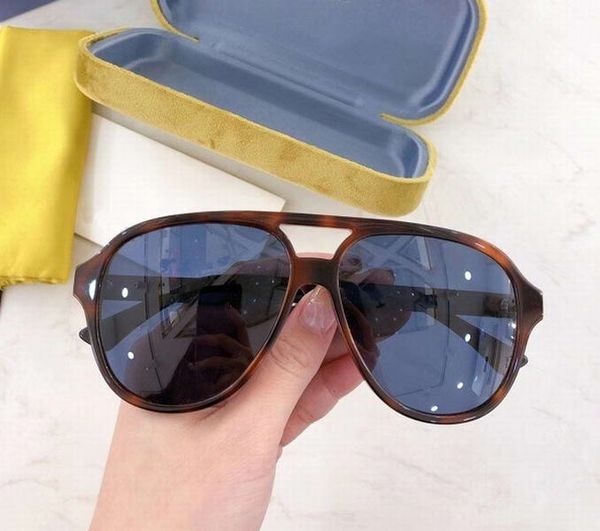men 0688 havana frame /blue lens pilot sunglasses 59mm fashion sunglasses uv400 portection with box, White;black
men 0688 havana frame /blue lens pilot sunglasses 59mm fashion sunglasses uv400 portection with box, White;black