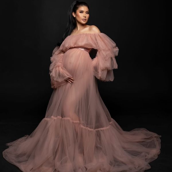 off the shoulder a line prom dresses sheer long sleeves maternity gowns customise elegant evening dress, Black
off the shoulder a line prom dresses sheer long sleeves maternity gowns customise elegant evening dress, Black