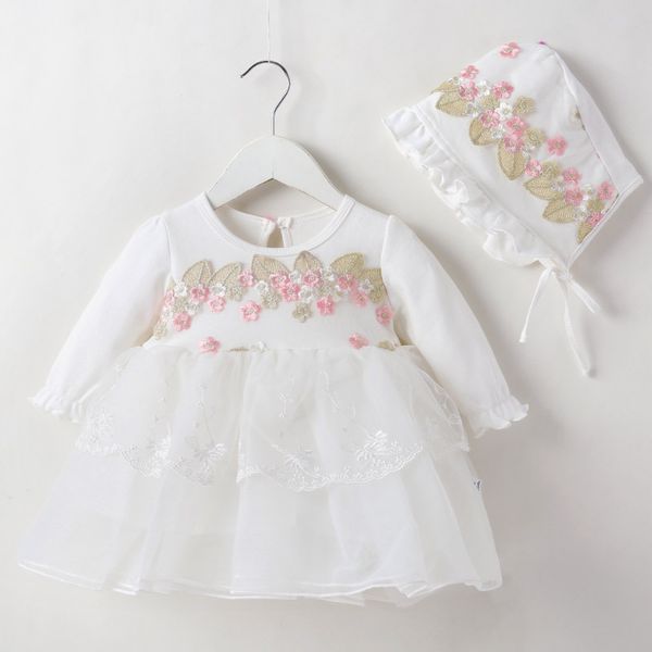 birthday dress for 1 year old baby girl pink white cotton floral embroidery design spring autumn newborn toddler clothing q1113, Red;yellow
birthday dress for 1 year old baby girl pink white cotton floral embroidery design spring autumn newborn toddler clothing q1113, Red;yellow