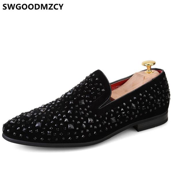 dress shoes men formal rhinestone designer shoes men classic evening dresses italian loafers party wedding dress 2020, Black
dress shoes men formal rhinestone designer shoes men classic evening dresses italian loafers party wedding dress 2020, Black