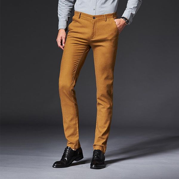 men's pants men fashion business dress casual mens straight length trousers multicolor long man, Black
men's pants men fashion business dress casual mens straight length trousers multicolor long man, Black