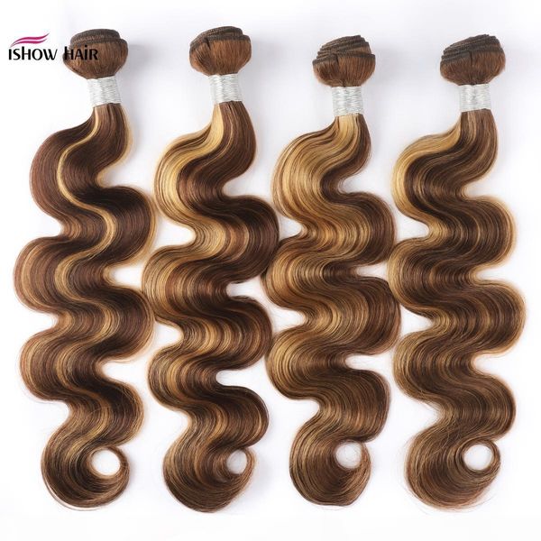 ishow new arrival highlight body wave 2 tone ombre color 4 27 brazilian hair weave human hair bundles remy peruvian virgin hair extensions, Black
ishow new arrival highlight body wave 2 tone ombre color 4 27 brazilian hair weave human hair bundles remy peruvian virgin hair extensions, Black