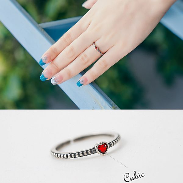 tyj072 korean style s925 sterling silver retro heart-shaped jacinth ring female red heart ring
tyj072 korean style s925 sterling silver retro heart-shaped jacinth ring female red heart ring