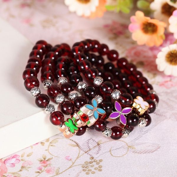 hglbt new jewelry grass garnet four lucky gift leaf popular garnet bracelet imitation bracelet u60qe, Golden;silver
hglbt new jewelry grass garnet four lucky gift leaf popular garnet bracelet imitation bracelet u60qe, Golden;silver