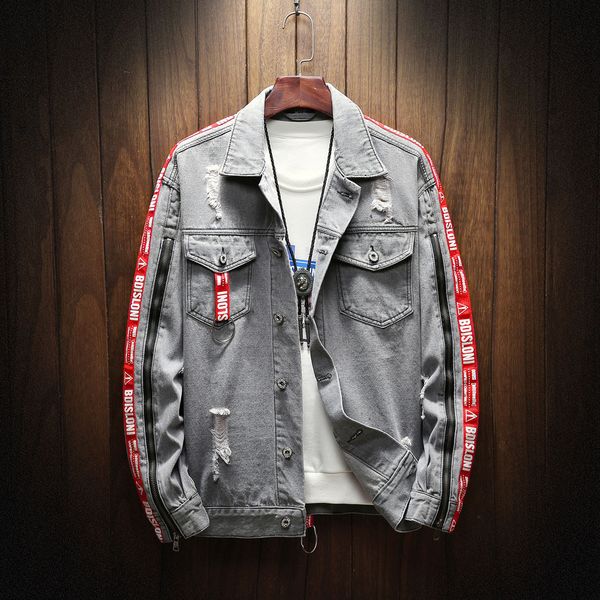denim jacket for men holes men's autumn winter casual vintage wash distressed denim jacket coat blouse jean jacket outerwear c1108, Black;brown
denim jacket for men holes men's autumn winter casual vintage wash distressed denim jacket coat blouse jean jacket outerwear c1108, Black;brown
