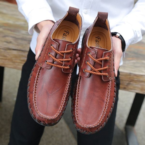 2020 new plus size mens shoes spring tide shoes cross-border handmade genuine leather casual shoes male british slip on wild leather s, Black
2020 new plus size mens shoes spring tide shoes cross-border handmade genuine leather casual shoes male british slip on wild leather s, Black