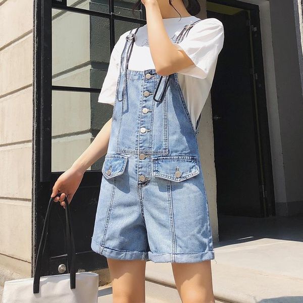 women's jumpsuits & rompers girls summer overalls shorts causal college style washed denim jumpsuit romper short playsuit, Black;white
women's jumpsuits & rompers girls summer overalls shorts causal college style washed denim jumpsuit romper short playsuit, Black;white