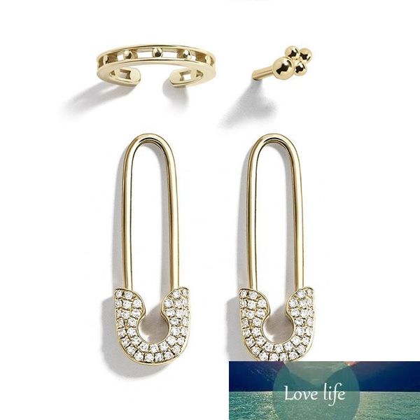 unique design imitation pearl cz paperclip safety pin stud earring for women girls gold punk body piercing earrings accessories, Golden;silver
unique design imitation pearl cz paperclip safety pin stud earring for women girls gold punk body piercing earrings accessories, Golden;silver