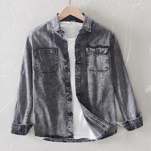 2020 new arrival long sleeve black denim shirt men cotton brand shirts for men casual fashion shirt mens solid overhemd camisa1, White;black
2020 new arrival long sleeve black denim shirt men cotton brand shirts for men casual fashion shirt mens solid overhemd camisa1, White;black