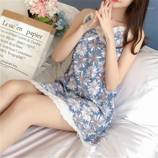 women's cotton condole belt nightgown fashion pasta condole belt nightdress fresh and lovely printed loose home clothes1, Black;red
women's cotton condole belt nightgown fashion pasta condole belt nightdress fresh and lovely printed loose home clothes1, Black;red