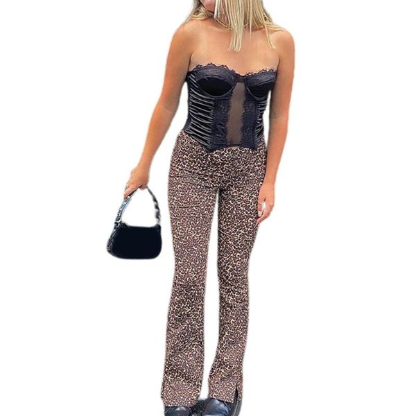 women's pants & capris leopard print aesthetic straight women high waist harajuku y2k pant streetwear split 90s flare, Black;white
women's pants & capris leopard print aesthetic straight women high waist harajuku y2k pant streetwear split 90s flare, Black;white