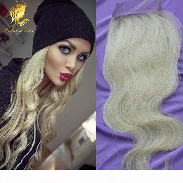 #613 new arrival bleached knots 4*4inches size style unprocessed human hair blonde color lace closure body wave hair, Black;brown
#613 new arrival bleached knots 4*4inches size style unprocessed human hair blonde color lace closure body wave hair, Black;brown