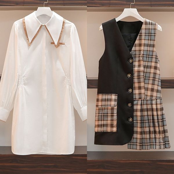 1bxo8 large vest early autumn new white dresswhite shirt shirt dress skirt plaid piece women's net red dress two pleated suit 2uesn, Gray
1bxo8 large vest early autumn new white dresswhite shirt shirt dress skirt plaid piece women's net red dress two pleated suit 2uesn, Gray