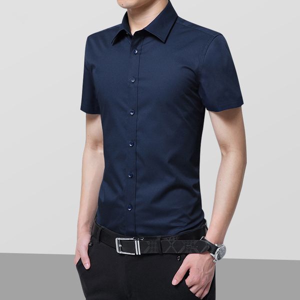 2020 brand new spring men's short sleeved shirt casual business shirt men's resistant shirt, White;black
2020 brand new spring men's short sleeved shirt casual business shirt men's resistant shirt, White;black