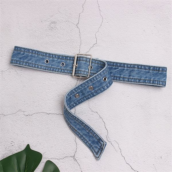 women fashion denim belt 2020 casual belts cinturon mujer fashion waistband blue t200427, Black;brown
women fashion denim belt 2020 casual belts cinturon mujer fashion waistband blue t200427, Black;brown