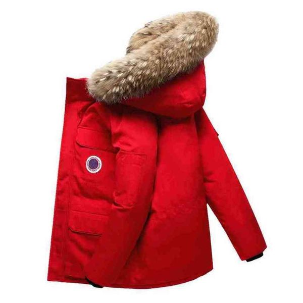 winter group purchase canadian map table goode couple outdoor work clothes down jacket men's trend wool collar thickened gooses, Black
winter group purchase canadian map table goode couple outdoor work clothes down jacket men's trend wool collar thickened gooses, Black