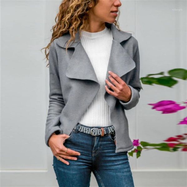 women casual elegant solid color slim long sleeve lapel cardigans coats 2019 autumn women basic jackets female coats for1, Black;brown
women casual elegant solid color slim long sleeve lapel cardigans coats 2019 autumn women basic jackets female coats for1, Black;brown