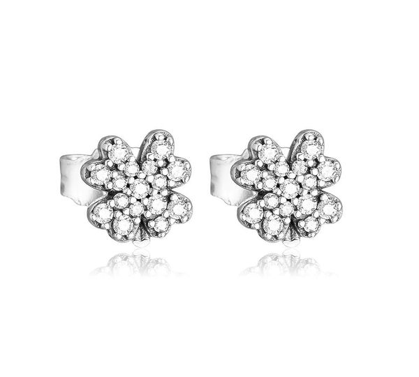 2019 spring lucky clover earrings women's 925 sterling silver jewelry clear crystal ms. wedding gifts pandora earrings11, Bronze;silver
2019 spring lucky clover earrings women's 925 sterling silver jewelry clear crystal ms. wedding gifts pandora earrings11, Bronze;silver