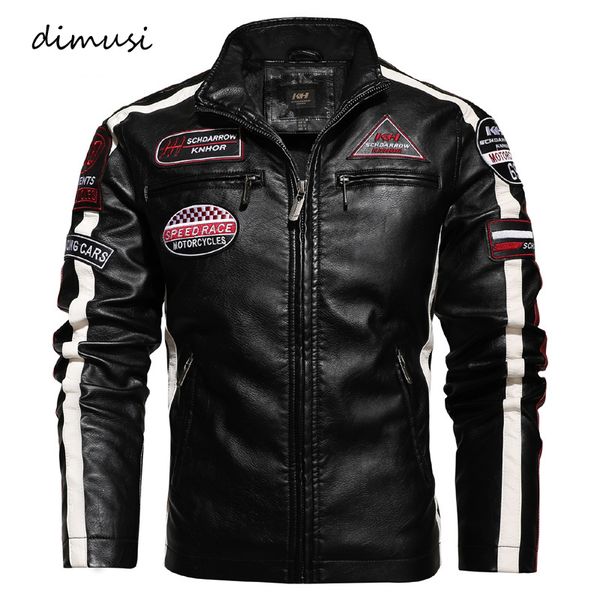 winter leather jacket mens fashion slim fit vintage leather biker coats men faux leather motorcycle jackets clothing, Black;brown
winter leather jacket mens fashion slim fit vintage leather biker coats men faux leather motorcycle jackets clothing, Black;brown