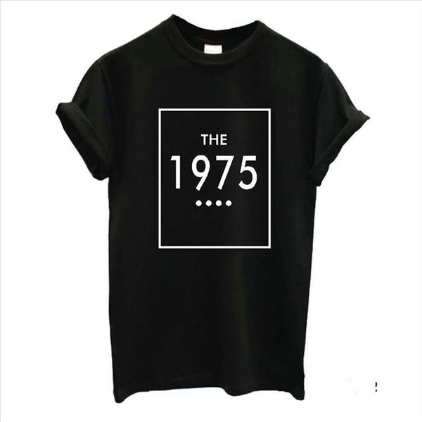 the 1975 letter print t shirt women short sleeve o neck loose summer women tee shirt camisetas mujer, White
the 1975 letter print t shirt women short sleeve o neck loose summer women tee shirt camisetas mujer, White