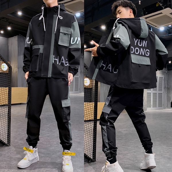 mens tracksuit outdoor loose sportswear fashion casual 2020 autumn sweatsuit jackets with harem pants men dropshipping
mens tracksuit outdoor loose sportswear fashion casual 2020 autumn sweatsuit jackets with harem pants men dropshipping