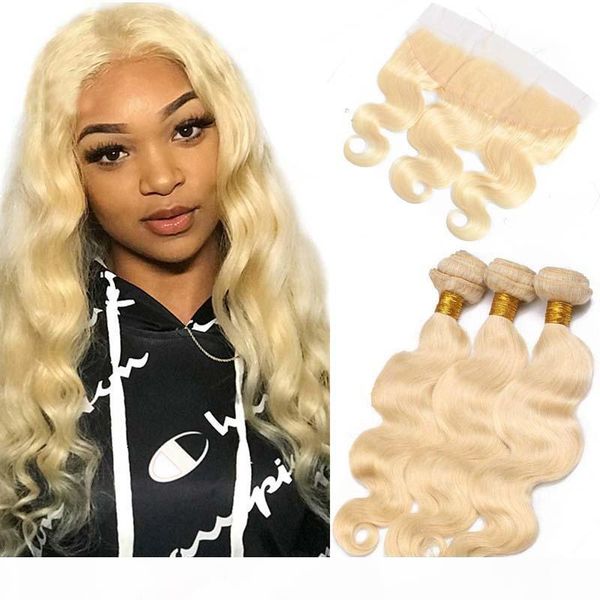 peruvian 100% human hair 3 bundles with 13x4 lace frontal body wave virgin hair wefts with 13 by 4 frontal blonde 613# color body wave, Black;brown
peruvian 100% human hair 3 bundles with 13x4 lace frontal body wave virgin hair wefts with 13 by 4 frontal blonde 613# color body wave, Black;brown