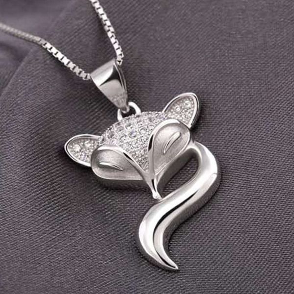 luxurys designers fashion dz012 jewelry micro inlaid zircon high grade fox women's pendant korean crystal beauty, Silver
luxurys designers fashion dz012 jewelry micro inlaid zircon high grade fox women's pendant korean crystal beauty, Silver
