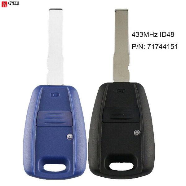 keyecu remote key fob 1 button 433mhz id48 replacement for doblo albea palio punto 2005 2006 2007 2008 p/n: 71744151
keyecu remote key fob 1 button 433mhz id48 replacement for doblo albea palio punto 2005 2006 2007 2008 p/n: 71744151
