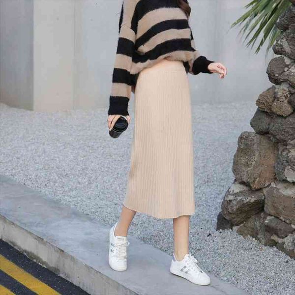 knitted wool not split straight long skirt autumn and winter large size woman skirts faldas jupe, Black
knitted wool not split straight long skirt autumn and winter large size woman skirts faldas jupe, Black