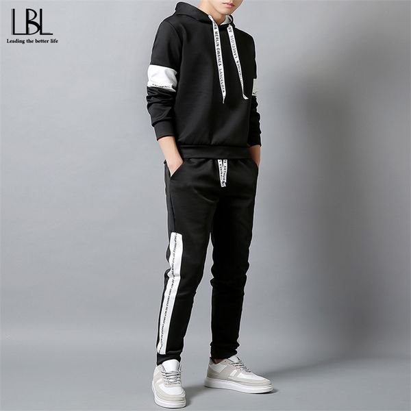 lbl patchwork men's tracksuit sportswear autumn mens hoodie set spring fashion letter printed sweatsuit male trainingspak mannen lj2011, Gray
lbl patchwork men's tracksuit sportswear autumn mens hoodie set spring fashion letter printed sweatsuit male trainingspak mannen lj2011, Gray