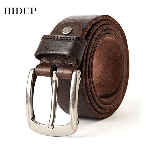 hidup 100% solid cow genuine leather belt pin buckle metal pure cowhide belts retro styles jeans accessories nwj294, Black;brown
hidup 100% solid cow genuine leather belt pin buckle metal pure cowhide belts retro styles jeans accessories nwj294, Black;brown